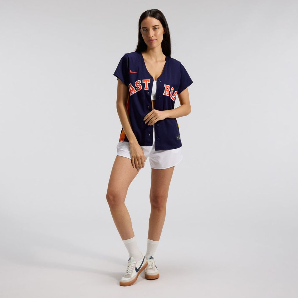 Houston Astros Jose Altuve Women's Alternate Replica Jersey — Navy