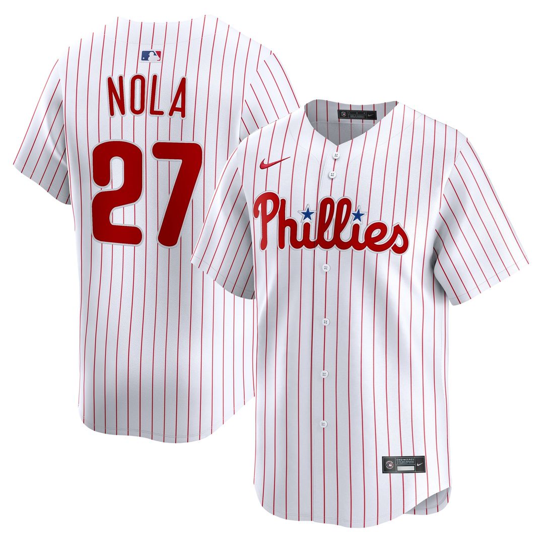 Philadelphia Phillies Aaron Nola Home Limited Jersey — White
