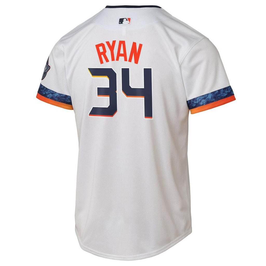 Houston Astros Nolan Ryan Youth 2025 City Connect Limited Jersey — White