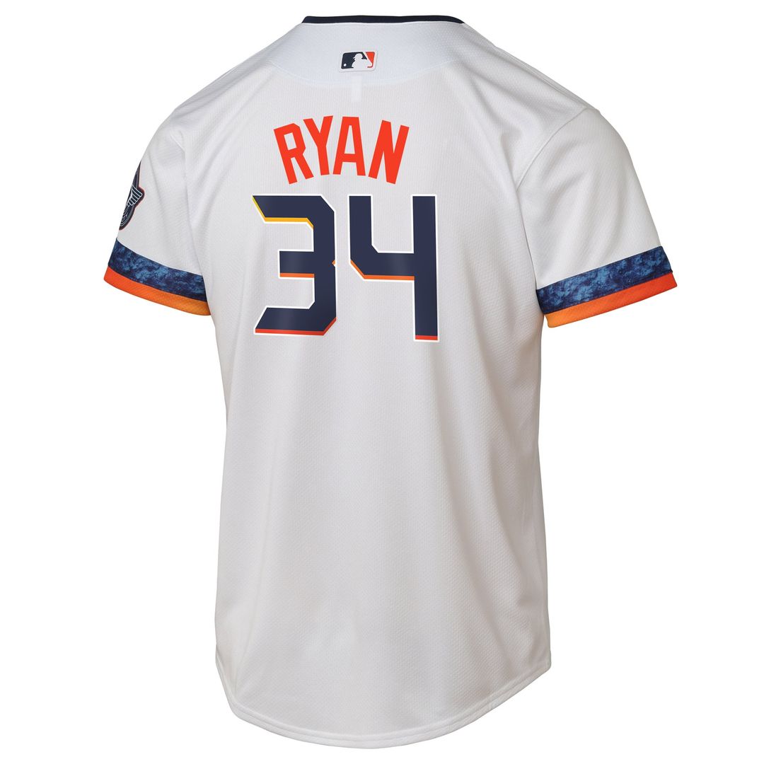 Houston Astros Nolan Ryan Youth 2025 City Connect Limited Jersey — White