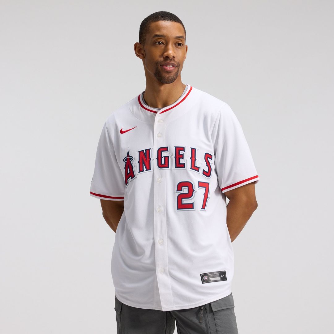Los Angeles Angels Mike Trout Home Limited Jersey — White