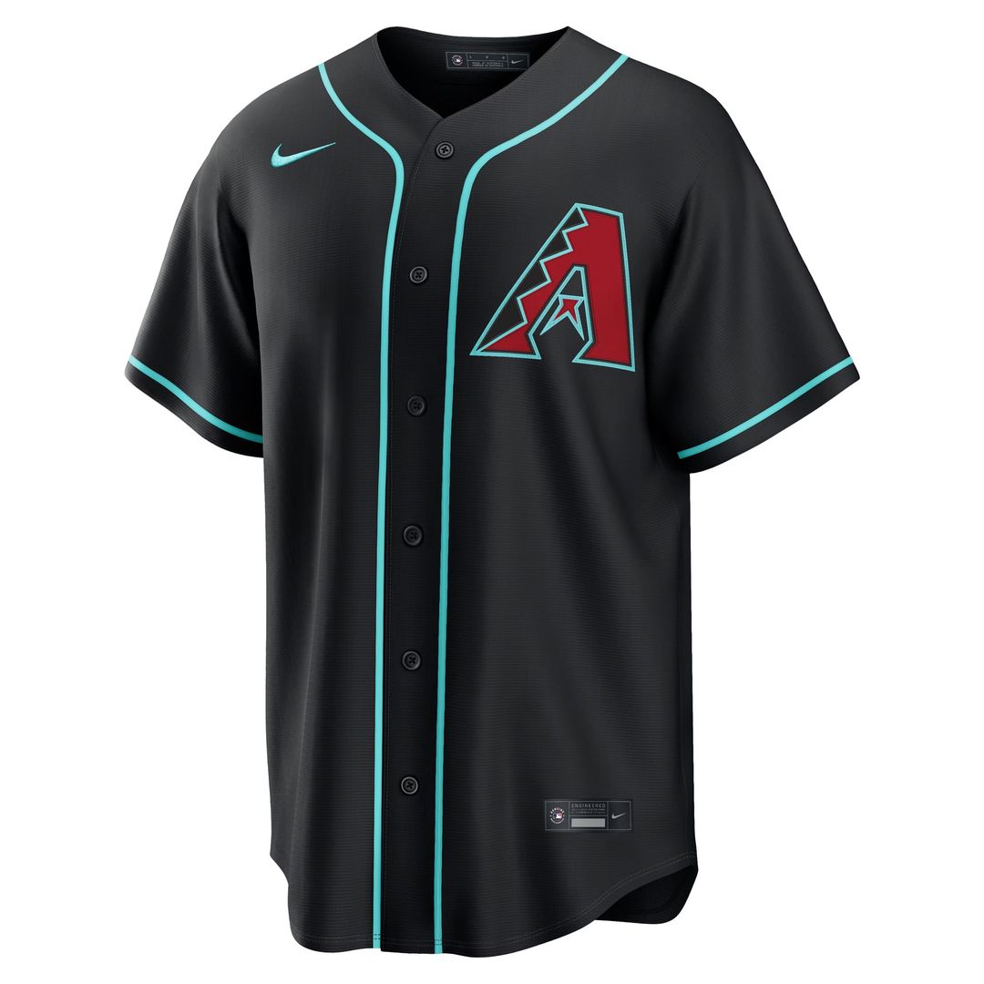 Arizona Diamondbacks Corbin Carroll Alternate Replica Jersey — Black