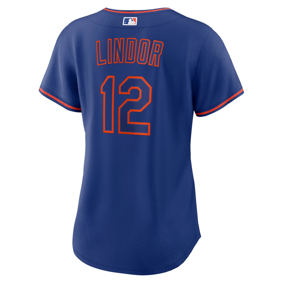 New York Mets Francisco Lindor Women's Alternate Replica Jersey — Royal