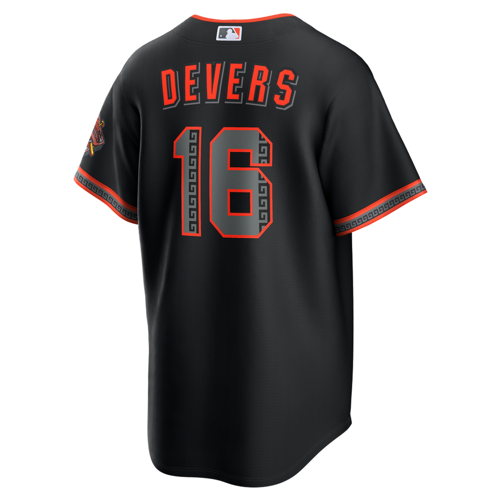 San Francisco Giants Rafael Devers Alternate Stadium Jersey — Black
