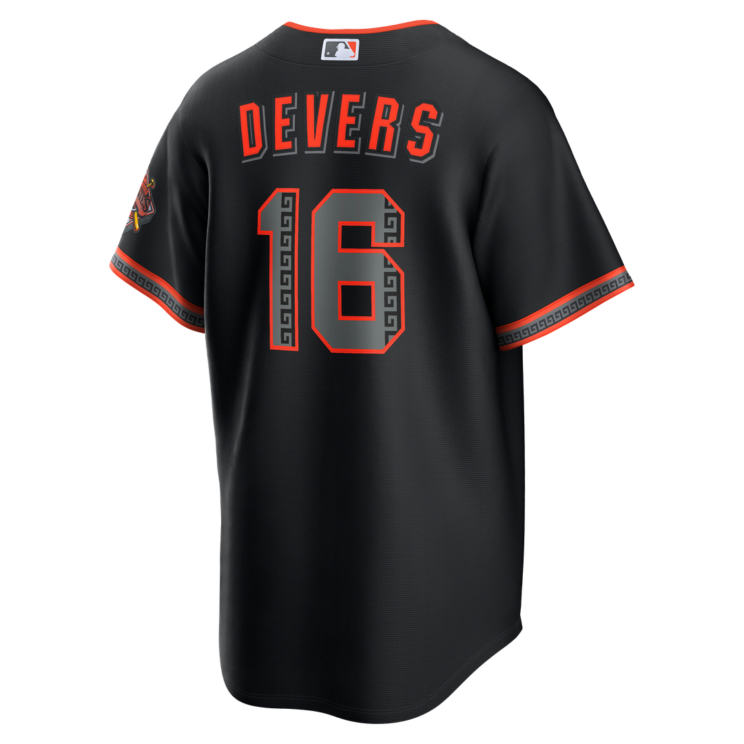 San Francisco Giants Rafael Devers Alternate Stadium Jersey — Black