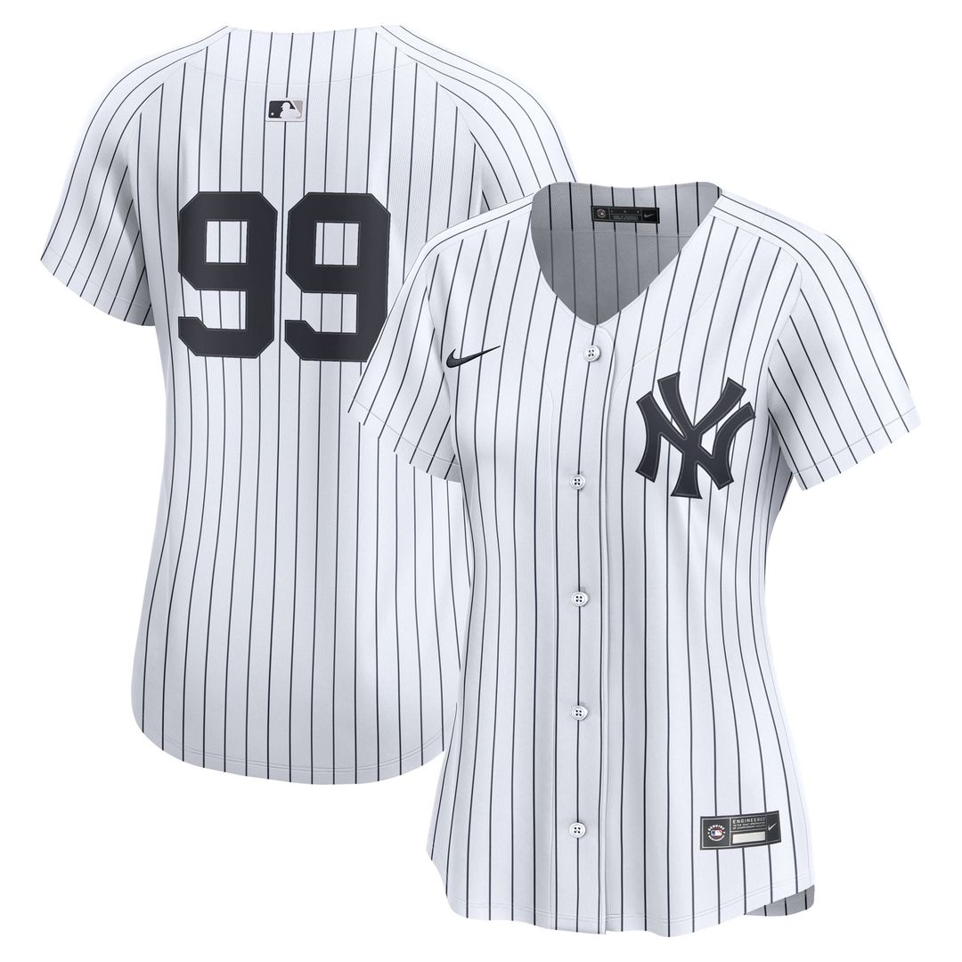 New York Yankees Aaron Judge Women's Home Limited Jersey — White