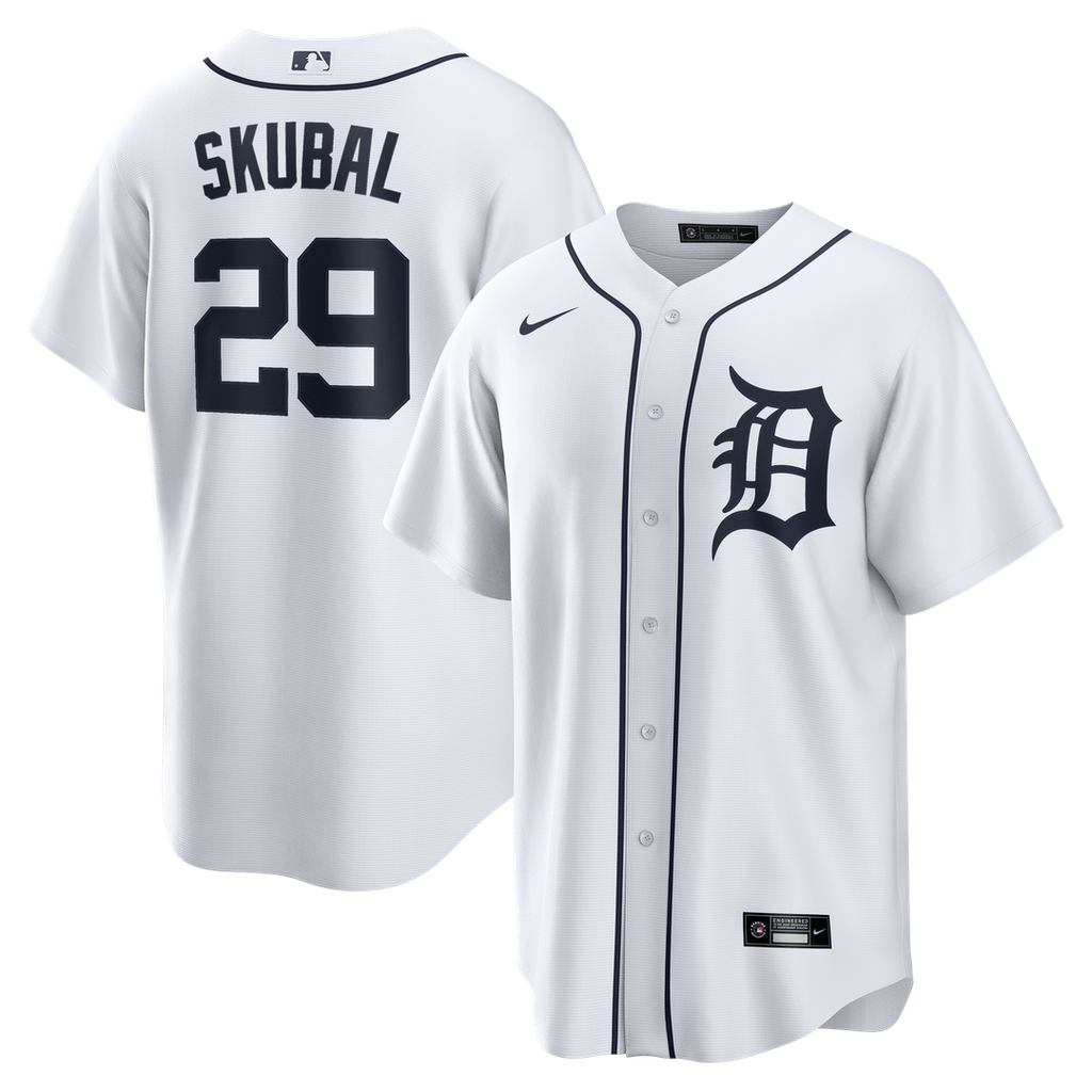 Detroit Tigers Tarik Skubal Home Replica Jersey — White