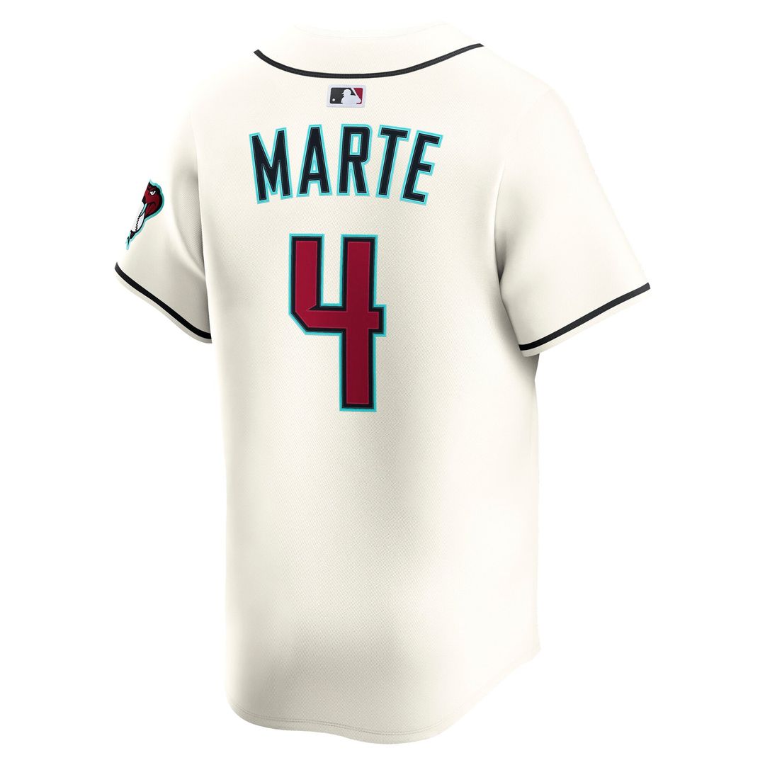 Arizona Diamondbacks Ketel Marte Home Limited Jersey — Cream