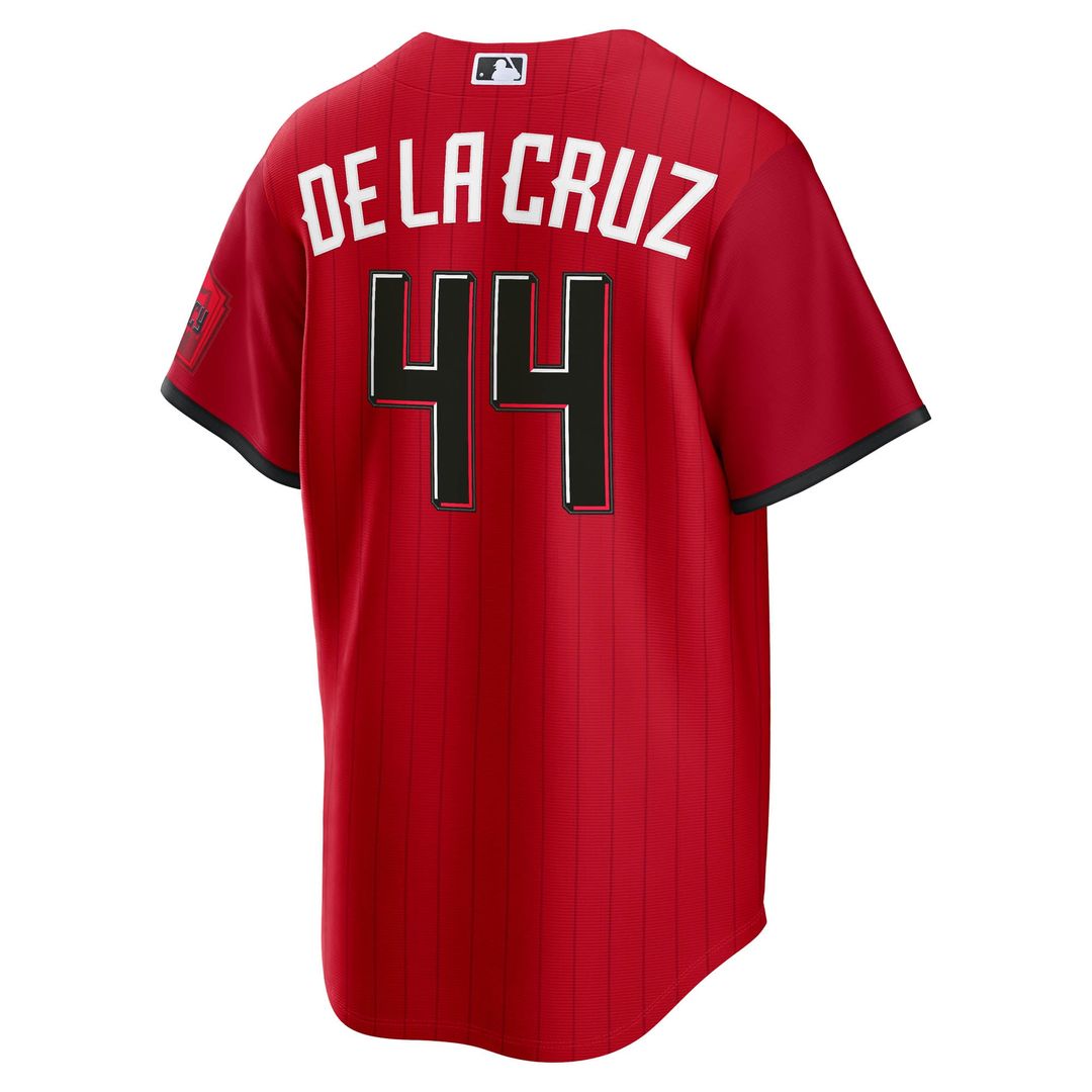 Cincinnati Reds Elly De La Cruz 2026 City Connect Stadium Jersey — Red