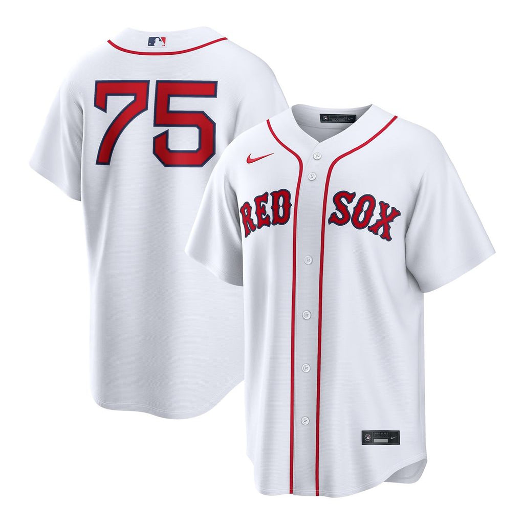 Boston Red Sox Carlos Narváez Home Replica Jersey — White