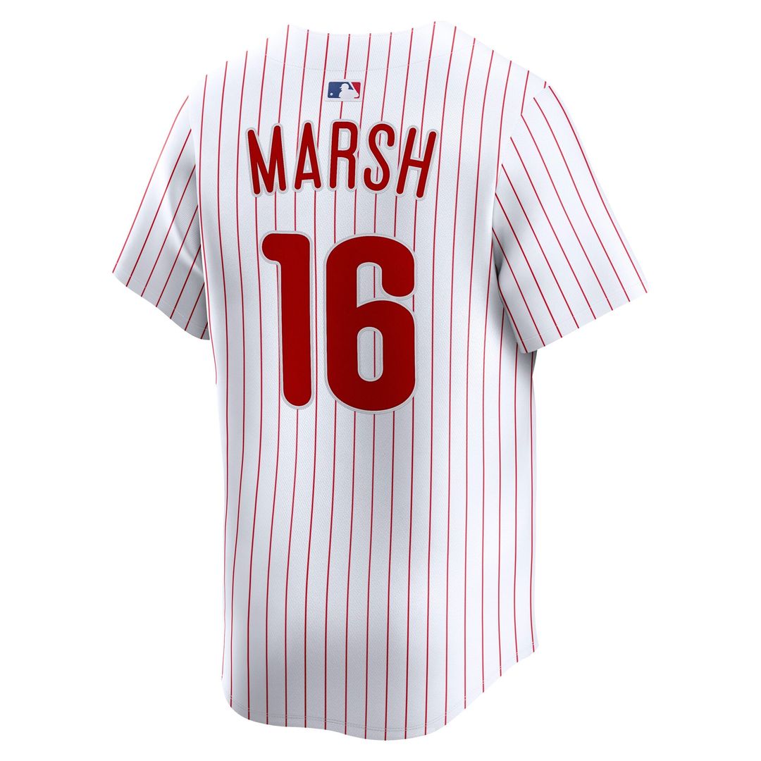 Philadelphia Phillies Brandon Marsh Home Limited Jersey — White