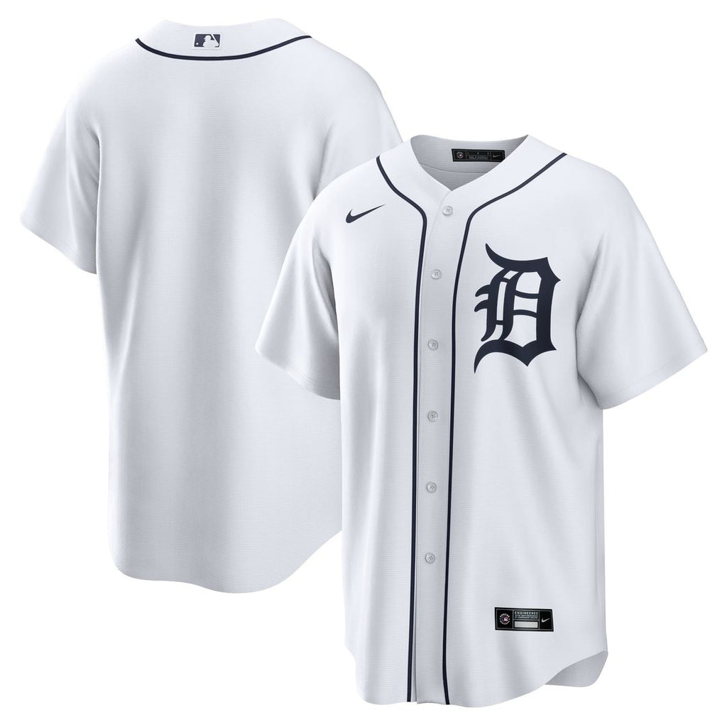Detroit Tigers Home Replica Team Jersey — White