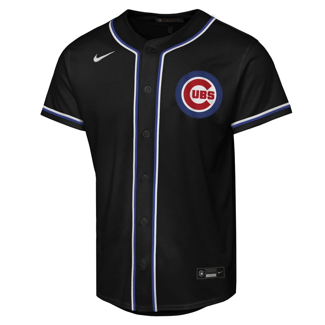 Chicago Cubs Seiya Suzuki Youth Fashion Replica Jersey — Black