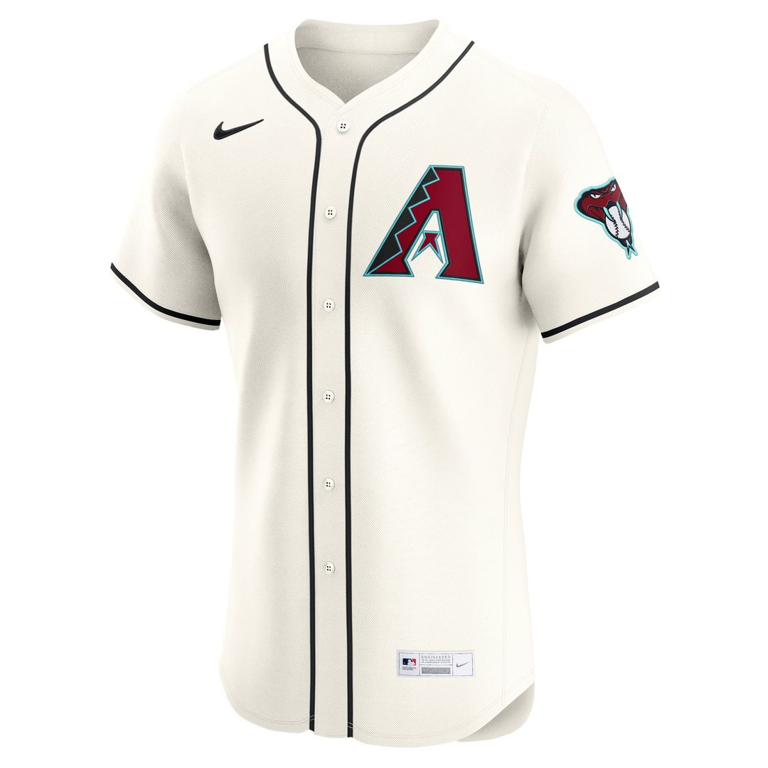 Arizona Diamondbacks Ketel Marte Home Elite Jersey — Cream