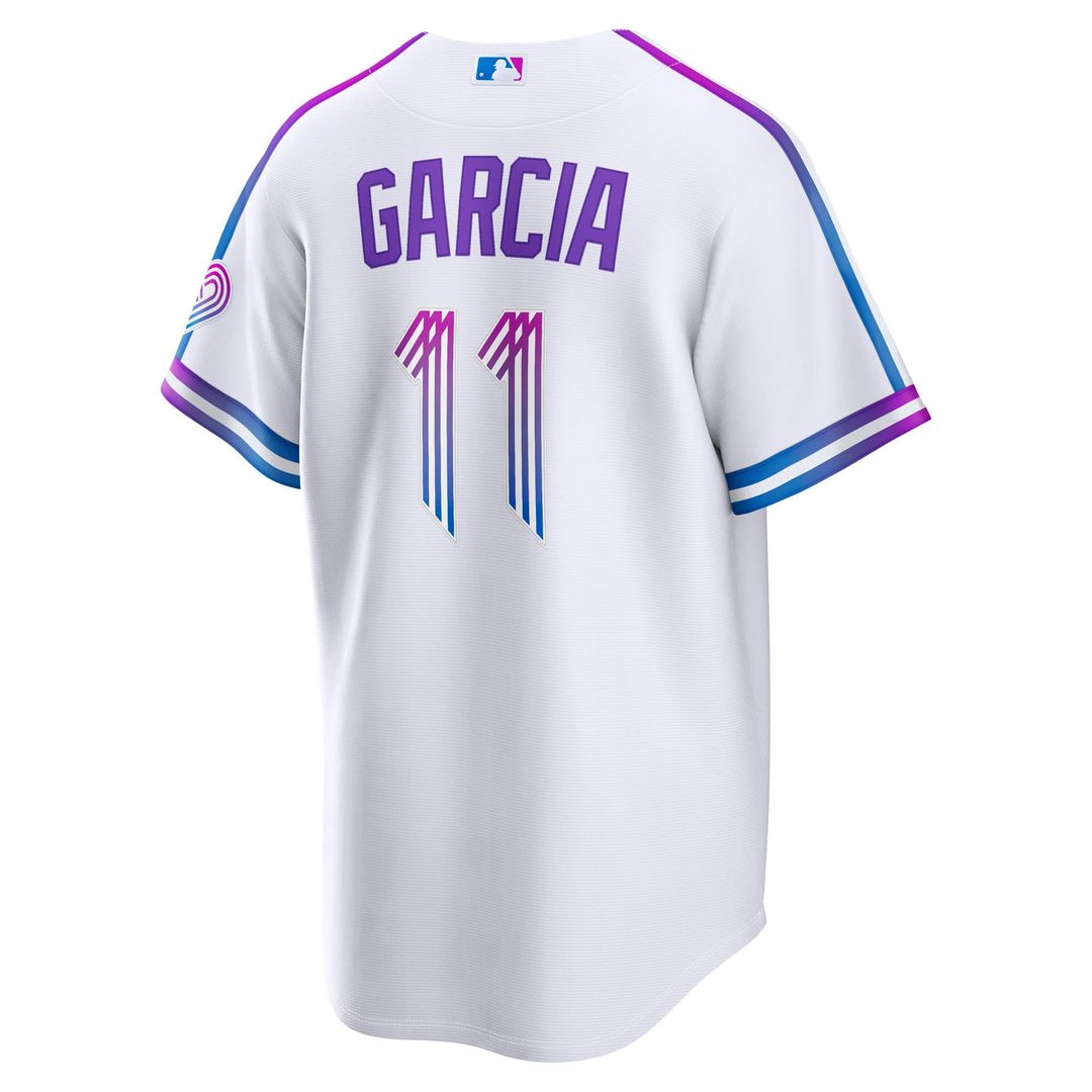 Kansas City Royals Maikel Garcia 2026 City Connect Stadium Jersey — White