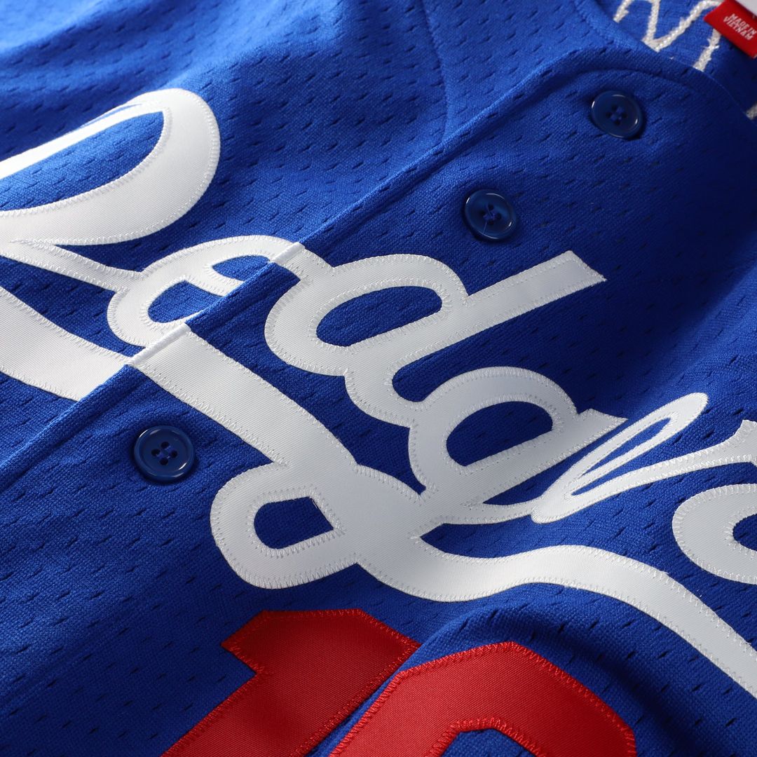 Los Angeles Dodgers Hideo Nomo Big & Tall Cooperstown Mesh Batting Practice Jersey — Royal