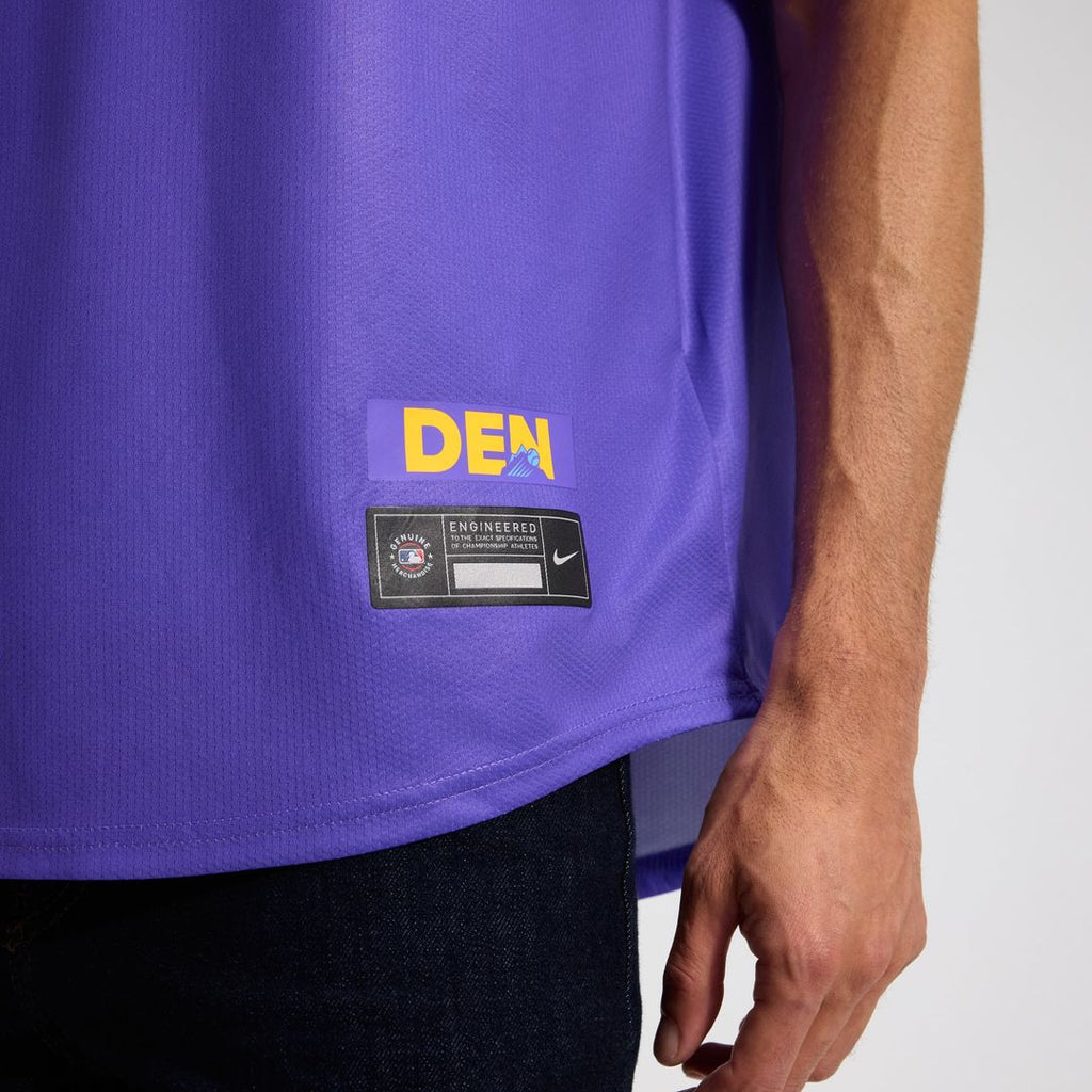 Colorado Rockies 2025 City Connect Limited Jersey — Purple/Light Blue