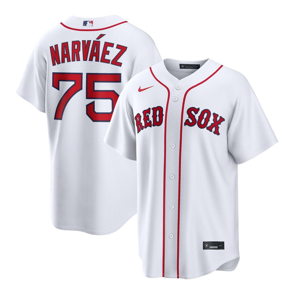 Boston Red Sox Carlos Narváez Home Replica Jersey — White