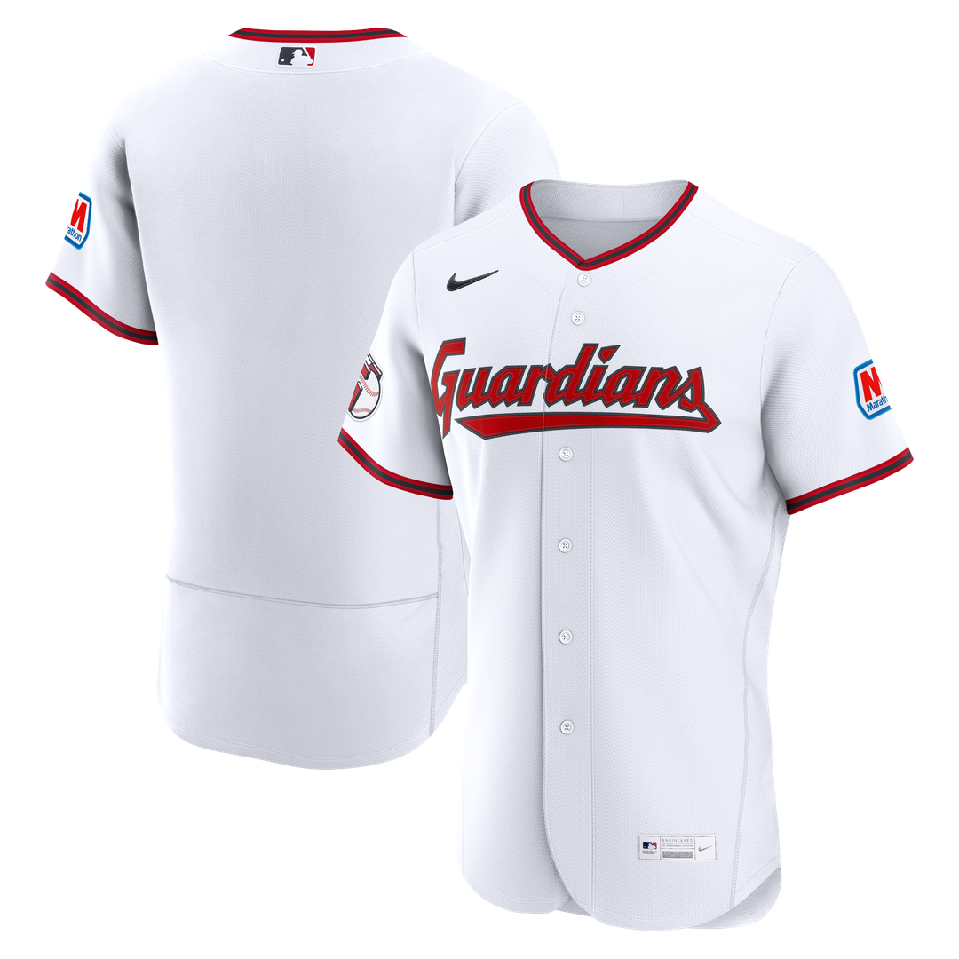 Cleveland Guardians Home Authentic Jersey — White