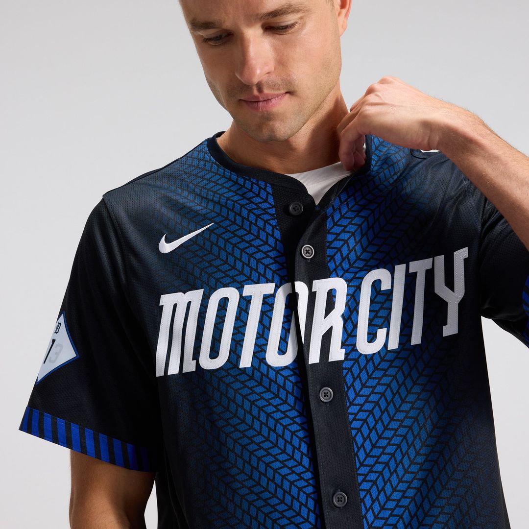 Detroit Tigers City Connect Limited Jersey — Blue