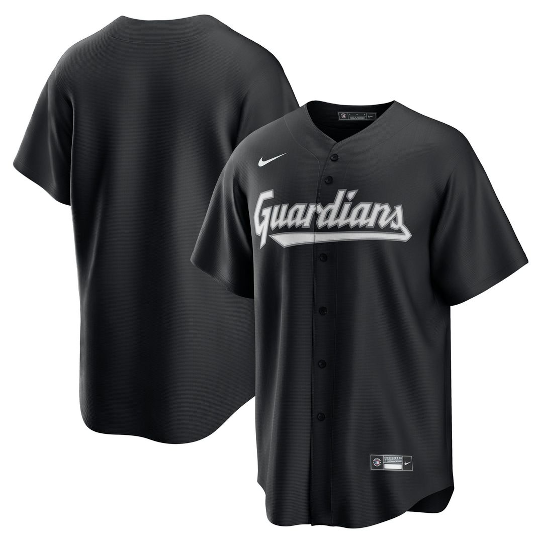 Cleveland Guardians Replica Jersey — Black