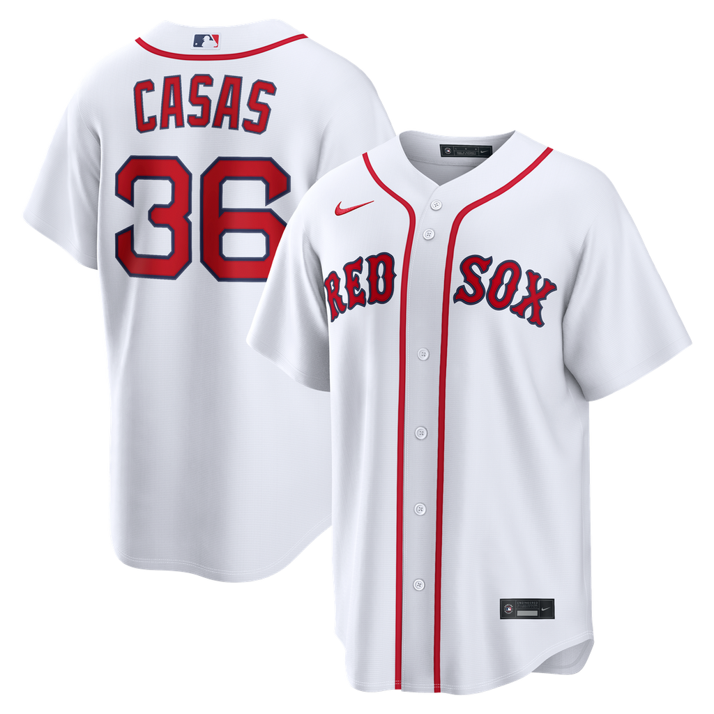Boston Red Sox Triston Casas Home Replica Jersey — White