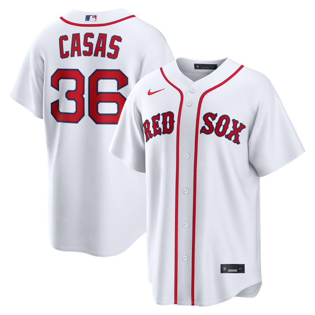 Boston Red Sox Triston Casas Home Replica Jersey — White