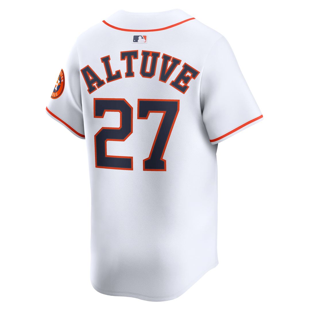 Houston Astros Jose Altuve Home Limited Jersey — White