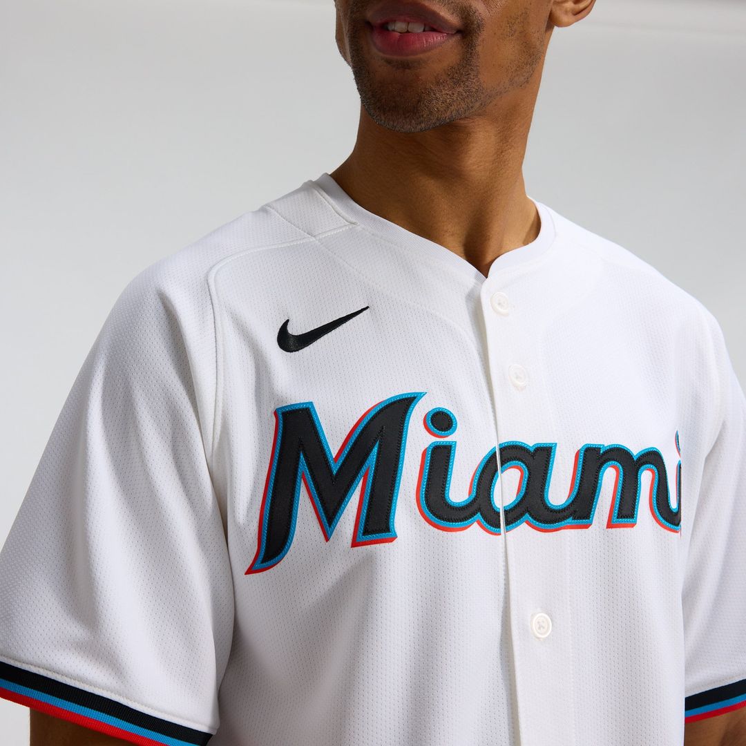 Miami Marlins Home Limited Jersey — White