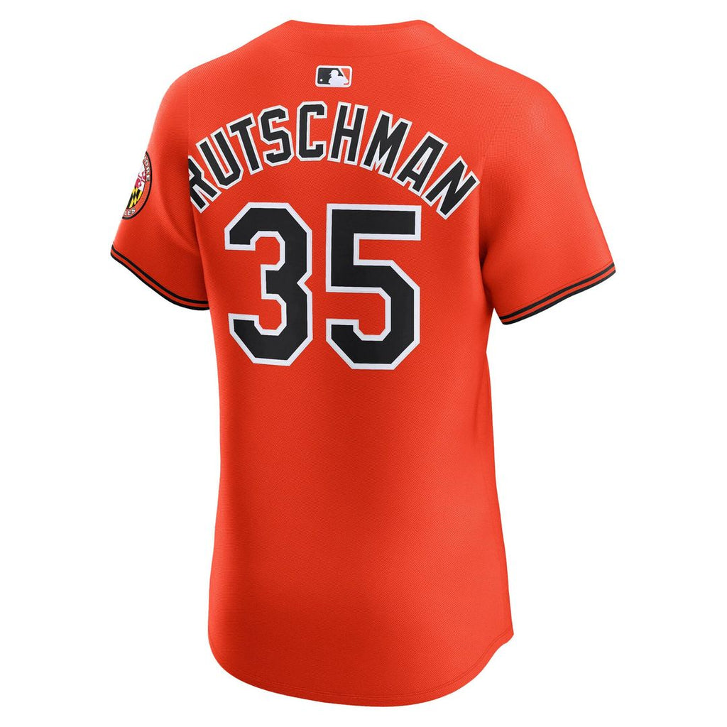 Baltimore Orioles Adley Rutschman Alternate Elite Jersey — Black