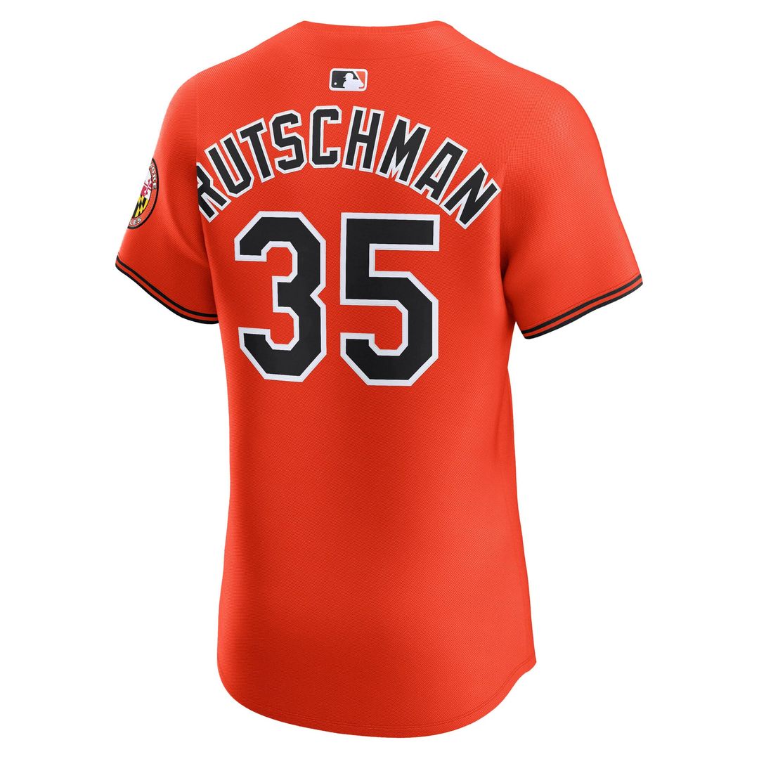 Baltimore Orioles Adley Rutschman Alternate Elite Jersey — Black