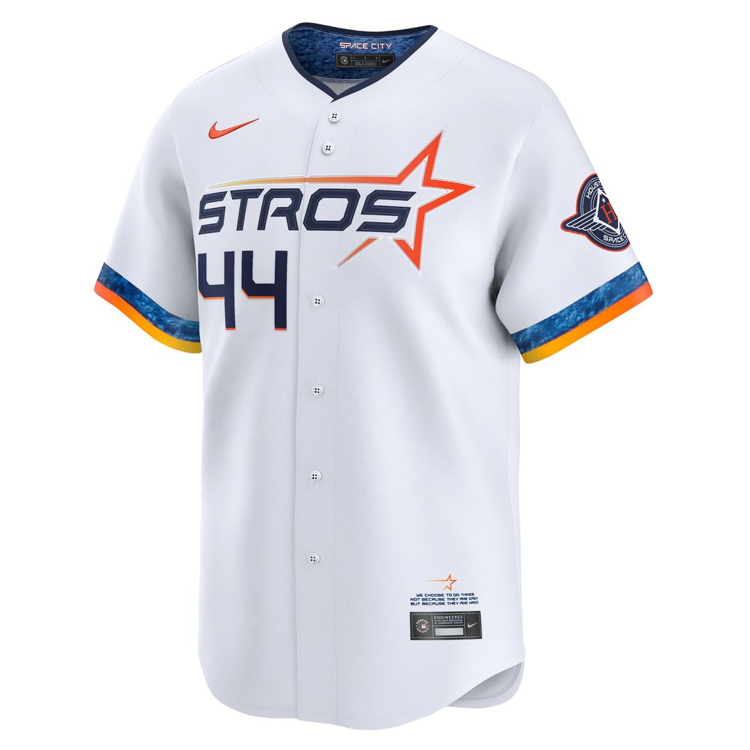 Houston Astros Yordan Alvarez 2025 City Connect Limited Jersey — White