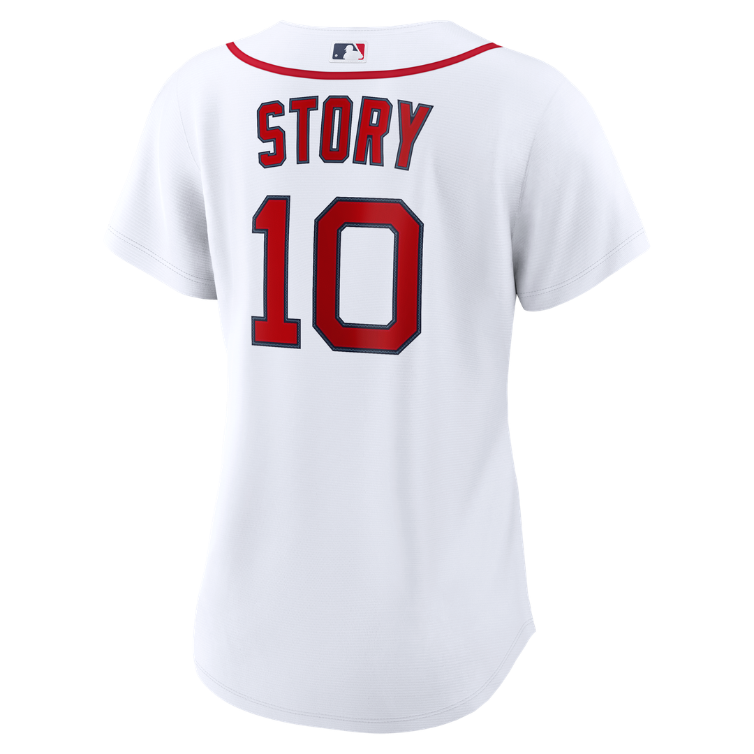 Boston Red Sox Trevor Story Women's Home Replica Jersey — White
