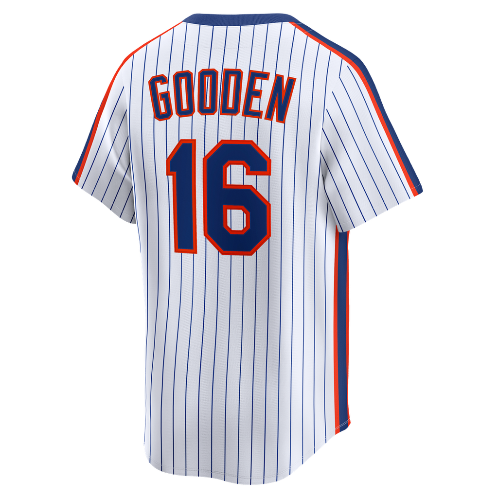 New York Mets Dwight Gooden Cooperstown Limited Jersey — White