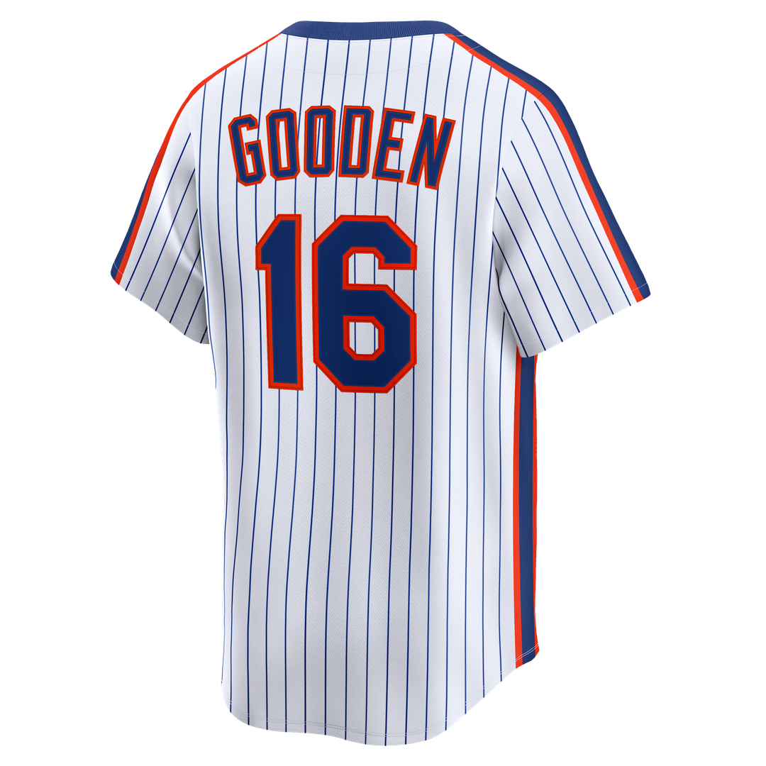 New York Mets Dwight Gooden Cooperstown Limited Jersey — White