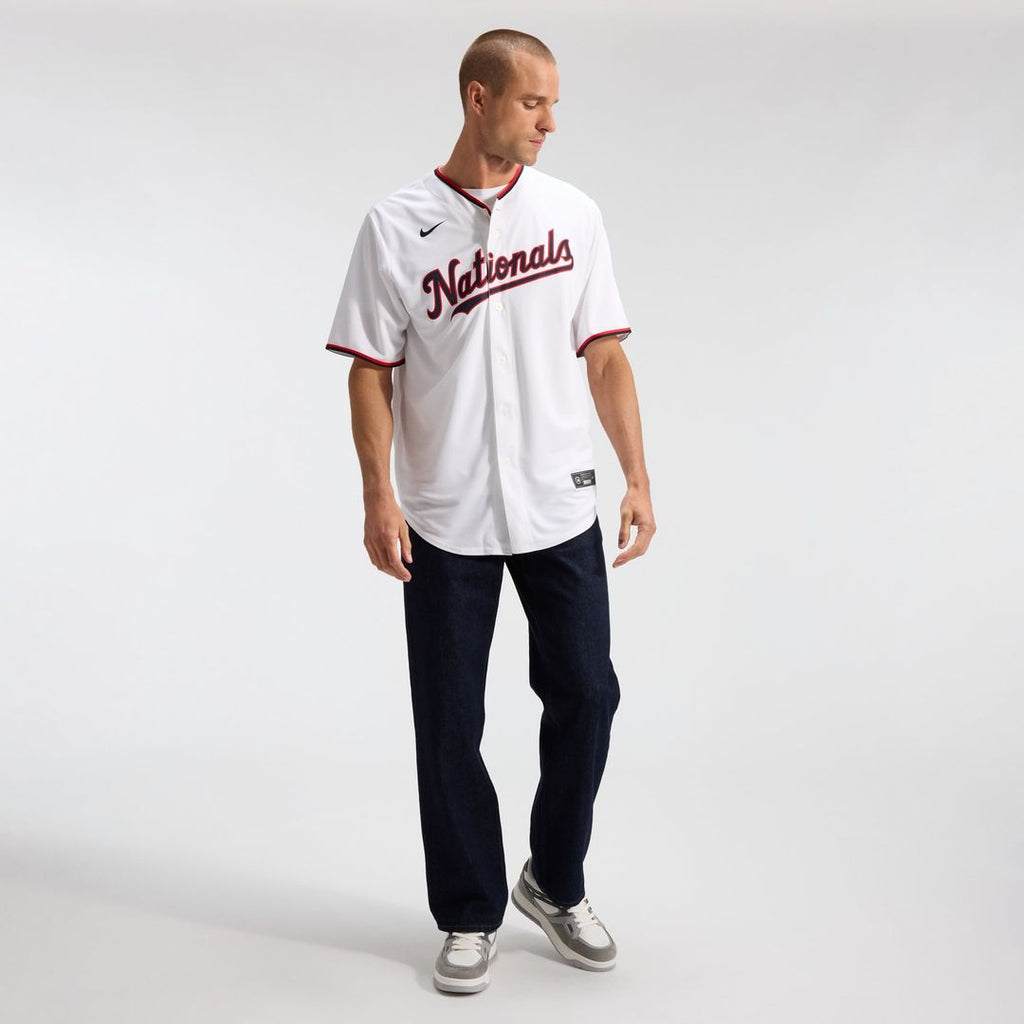 Washington Nationals CJ Abrams Home Replica Jersey — White