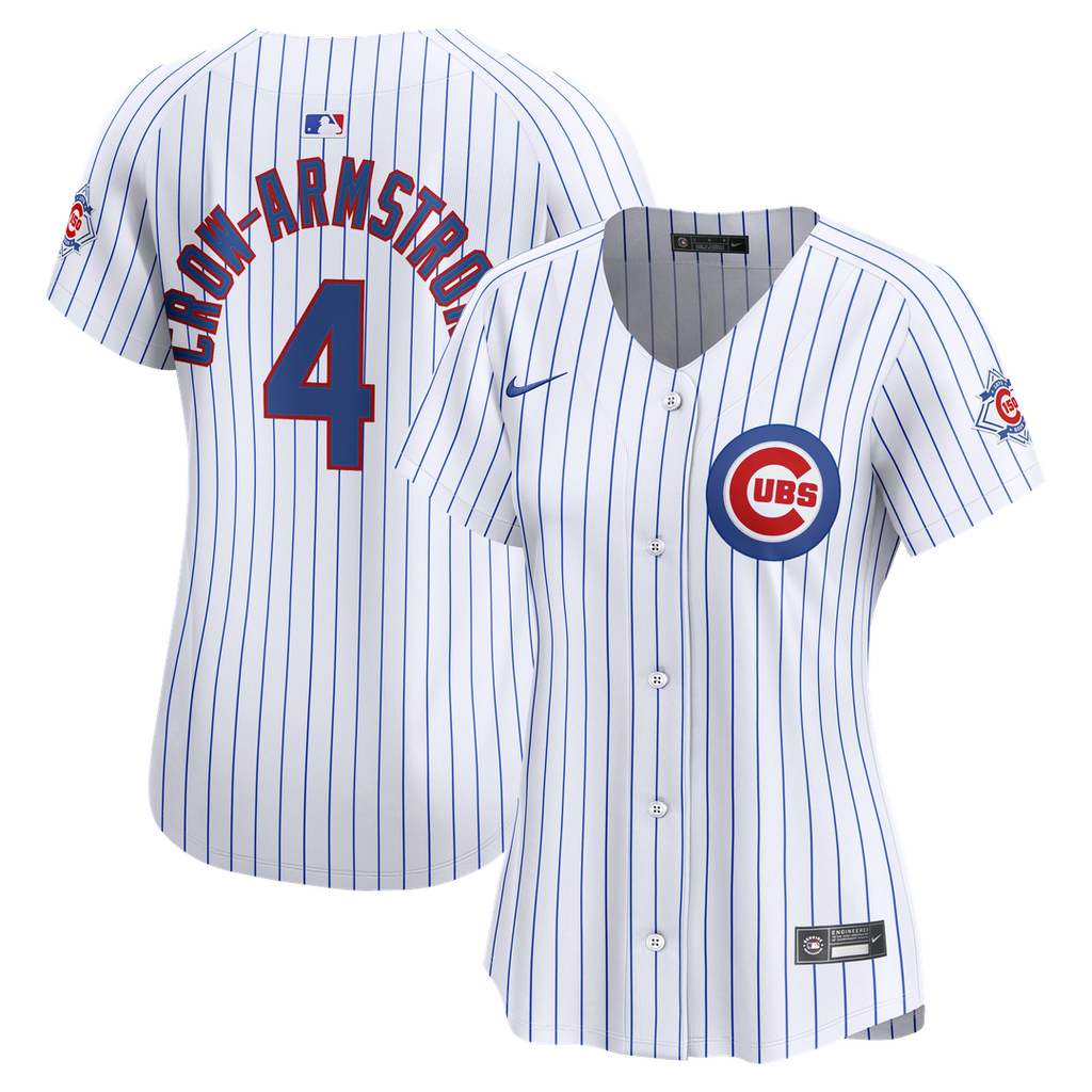 Chicago Cubs Pete Crow - Armstrong Women's 150th Anniversary Limited Jersey — White
