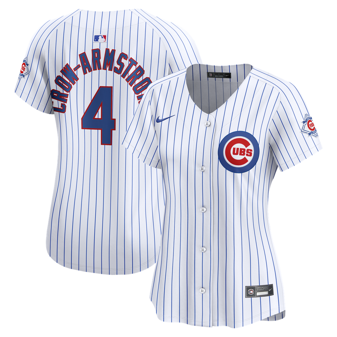 Chicago Cubs Pete Crow - Armstrong Women's 150th Anniversary Limited Jersey — White