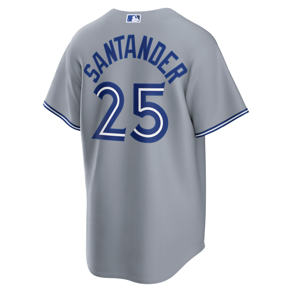 Toronto Blue Jays Anthony Santander Road Replica Jersey — Gray