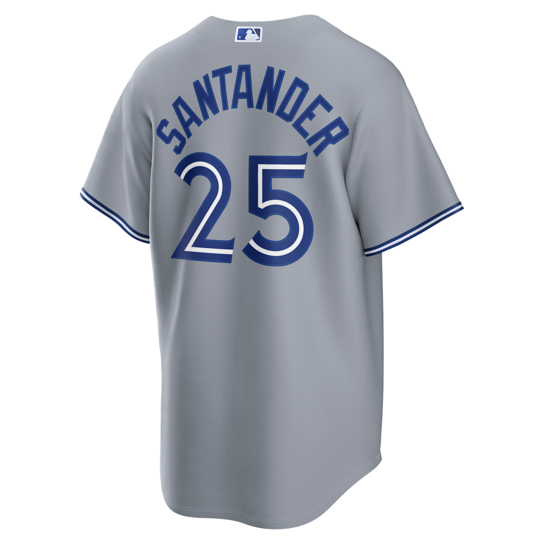 Toronto Blue Jays Anthony Santander Road Replica Jersey — Gray