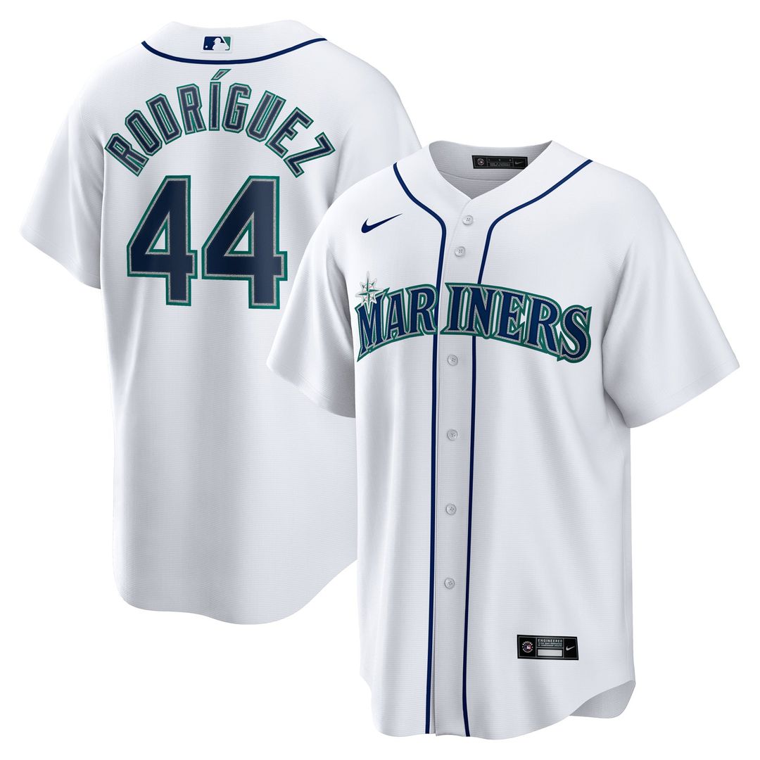 Seattle Mariners Julio Rodriguez Home Replica Jersey — White