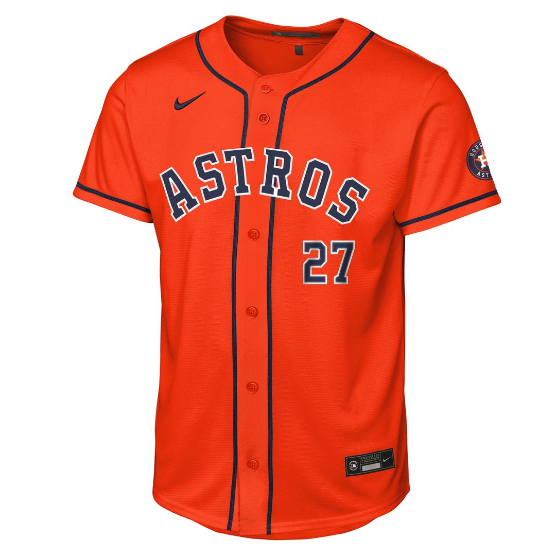Houston Astros Jose Altuve Youth Home Stadium Jersey — White