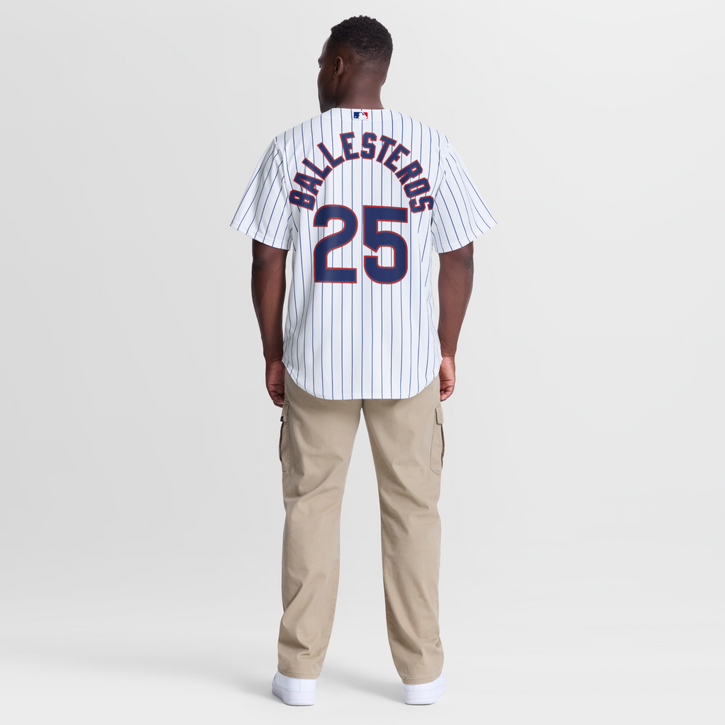 Chicago Cubs Moisés Ballesteros Home Replica Jersey — White