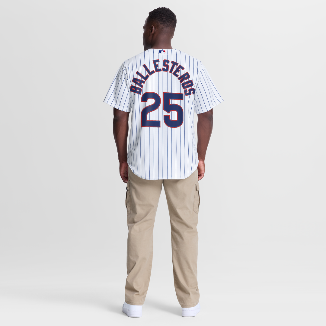 Chicago Cubs Moisés Ballesteros Home Replica Jersey — White