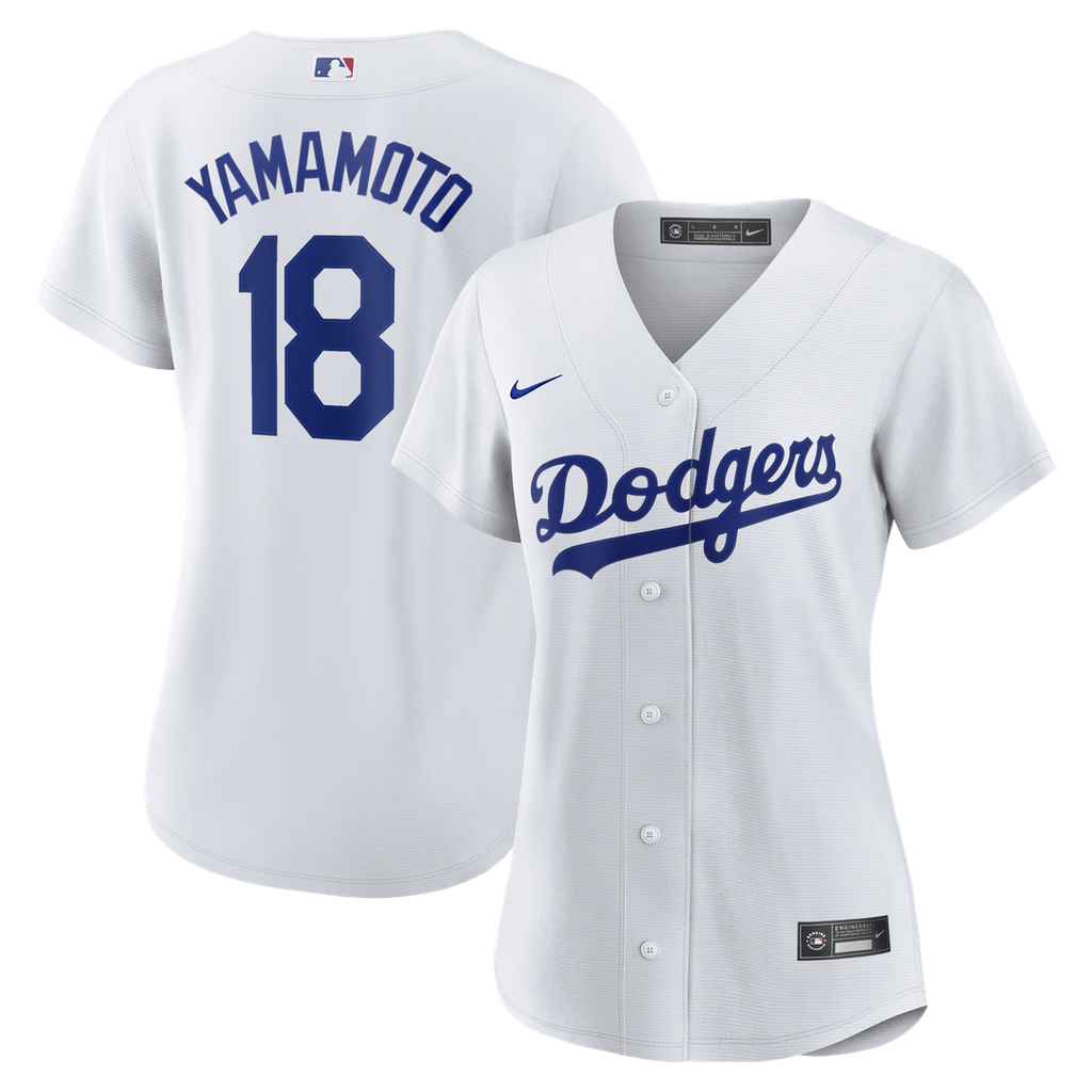 Los Angeles Dodgers Yoshinobu Yamamoto Women's Replica Jersey — White