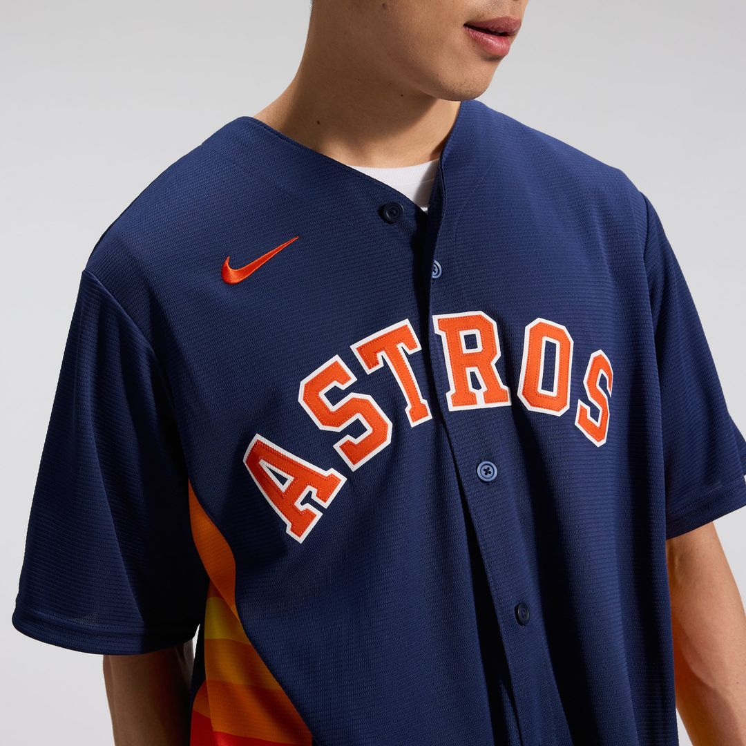 Houston Astros Jose Altuve Alternate 2 Replica Jersey — Navy