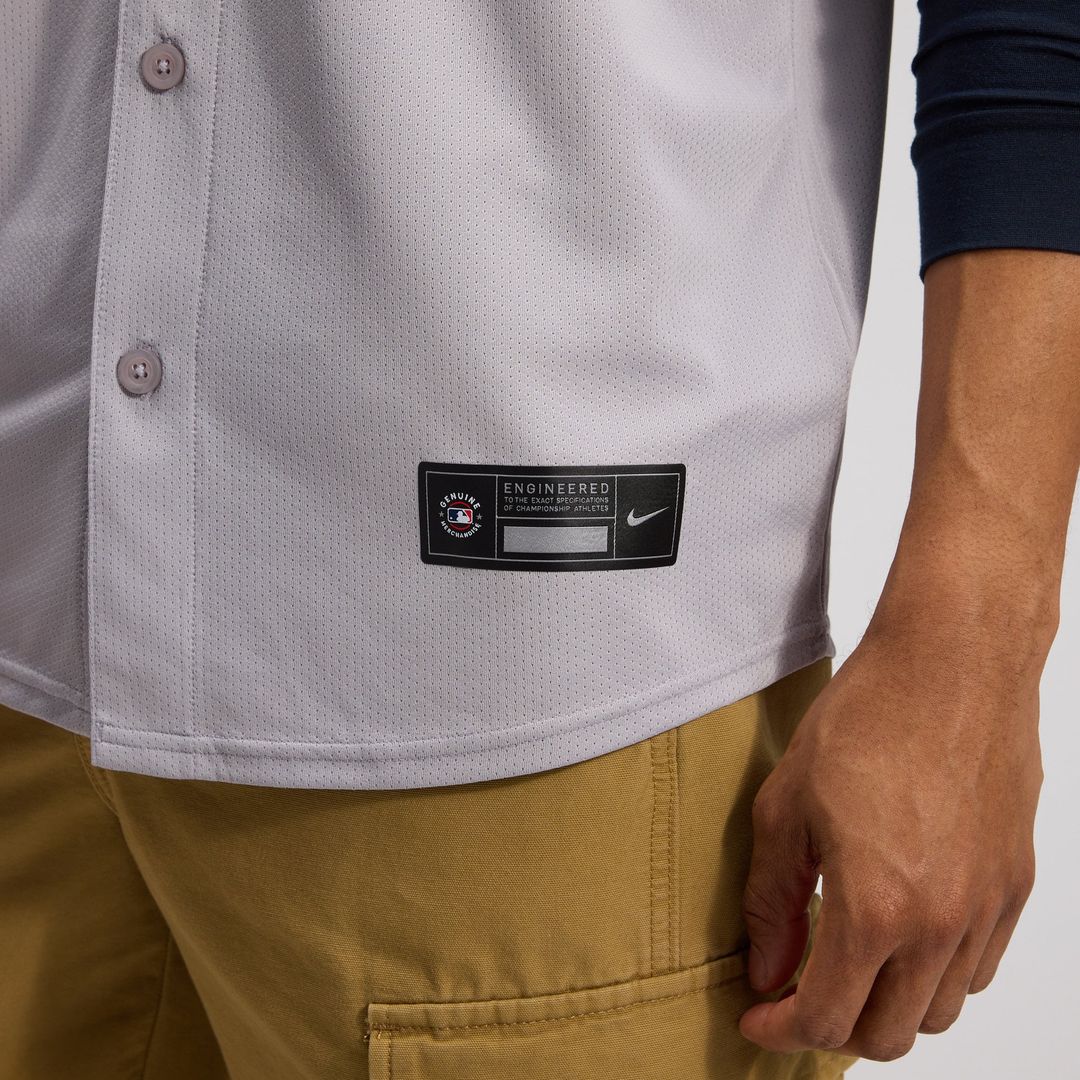 New York Yankees Aaron Judge Road Limited Jersey — Gray