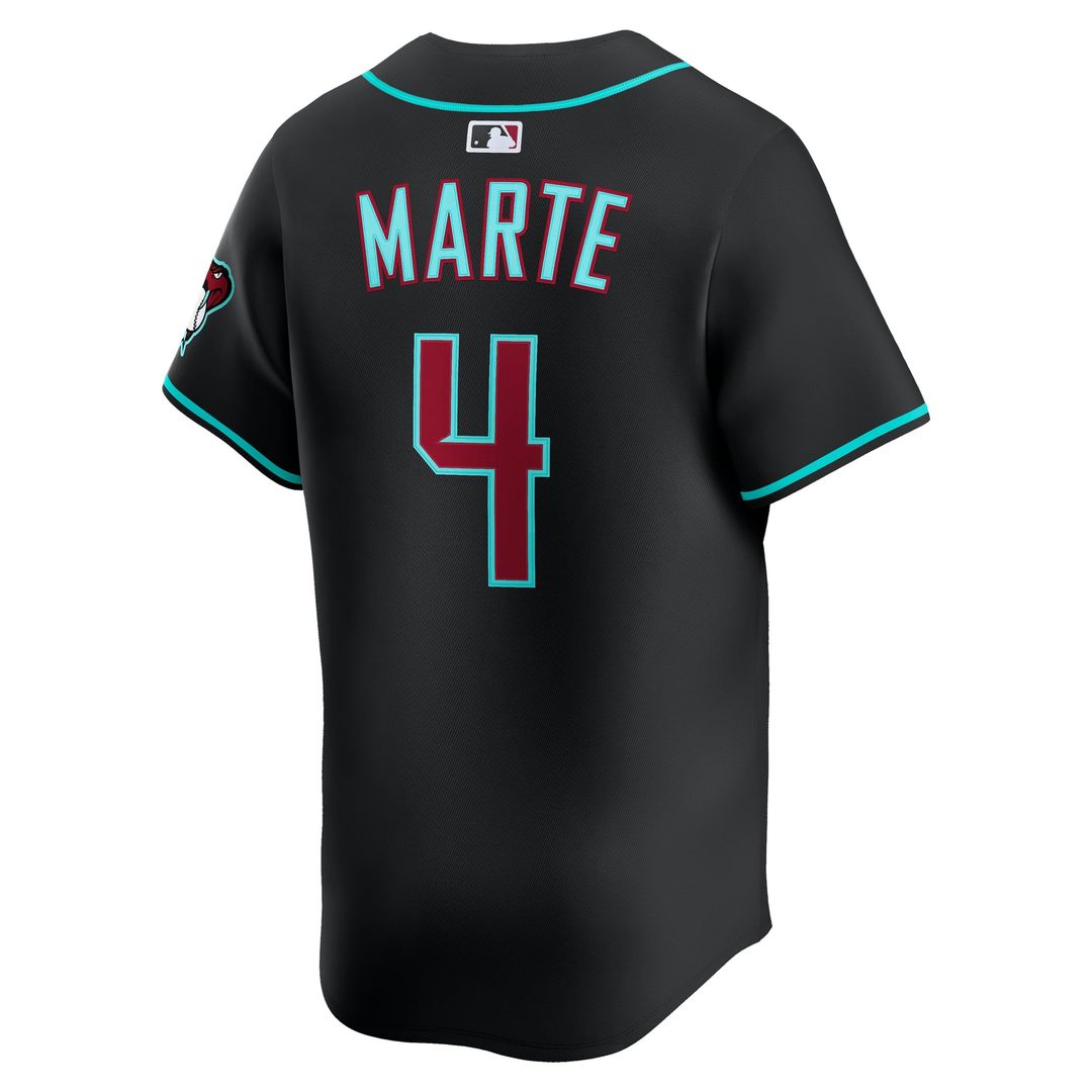 Arizona Diamondbacks Ketel Marte Alternate Limited Jersey — Black