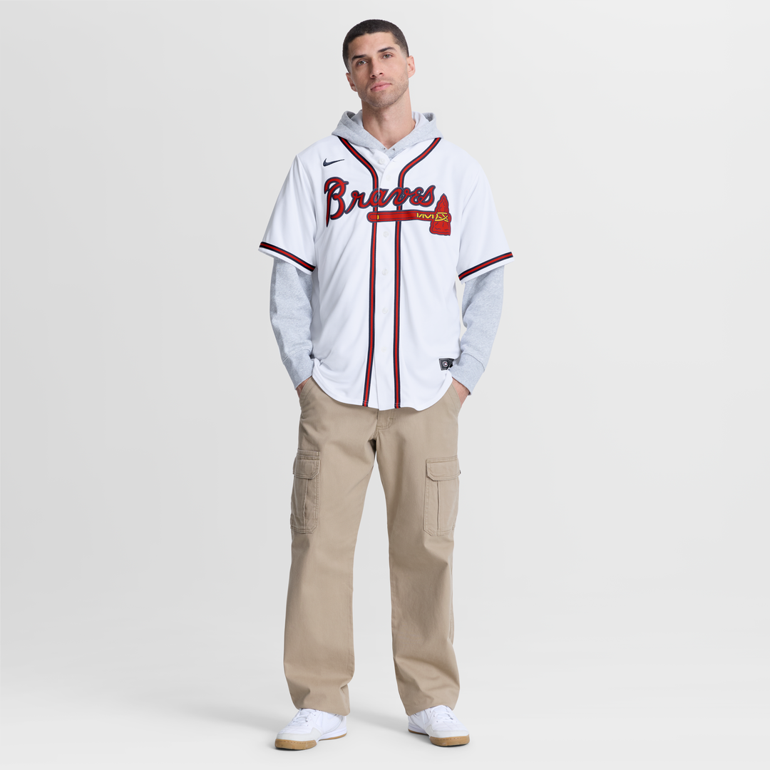 Atlanta Braves Mauricio Dubón Home Replica Jersey — White