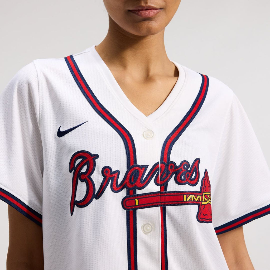 Atlanta Braves Home Women's Limited Jersey — White